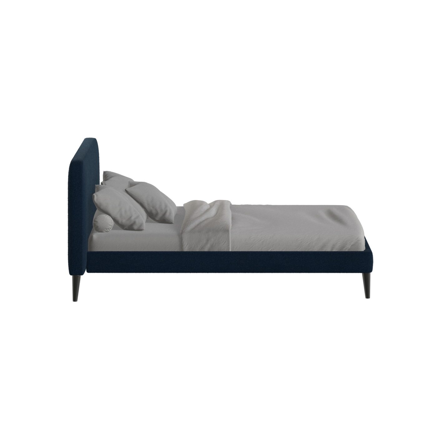 Selma Double Bed with Deep Vertical Tufting