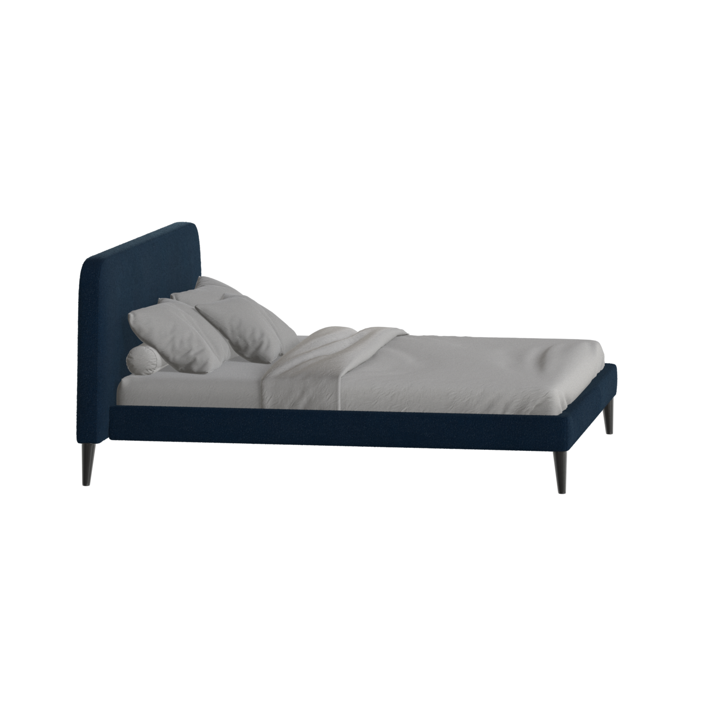 Selma Double Bed with Deep Vertical Tufting