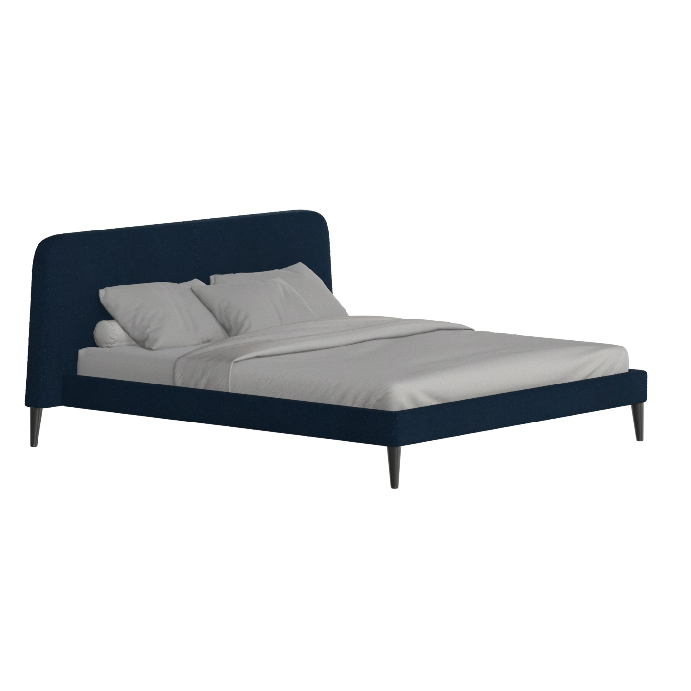 Selma Double Bed with Deep Vertical Tufting