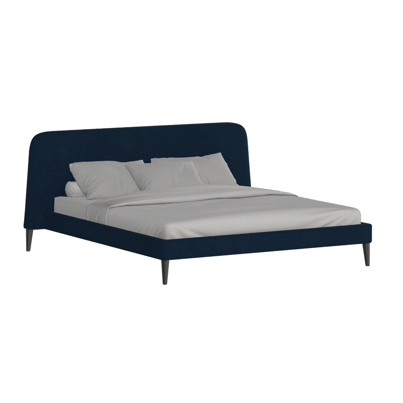 Selma Double Bed with Deep Vertical Tufting