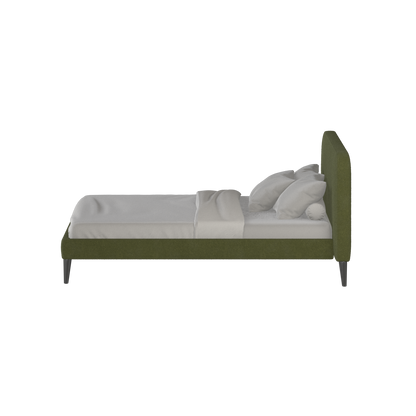 Lit double Selma avec capitonnage vertical profond
