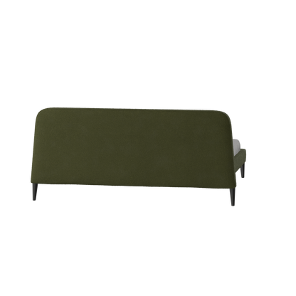 Lit double Selma avec capitonnage vertical profond