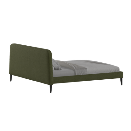 Lit double Selma avec capitonnage vertical profond