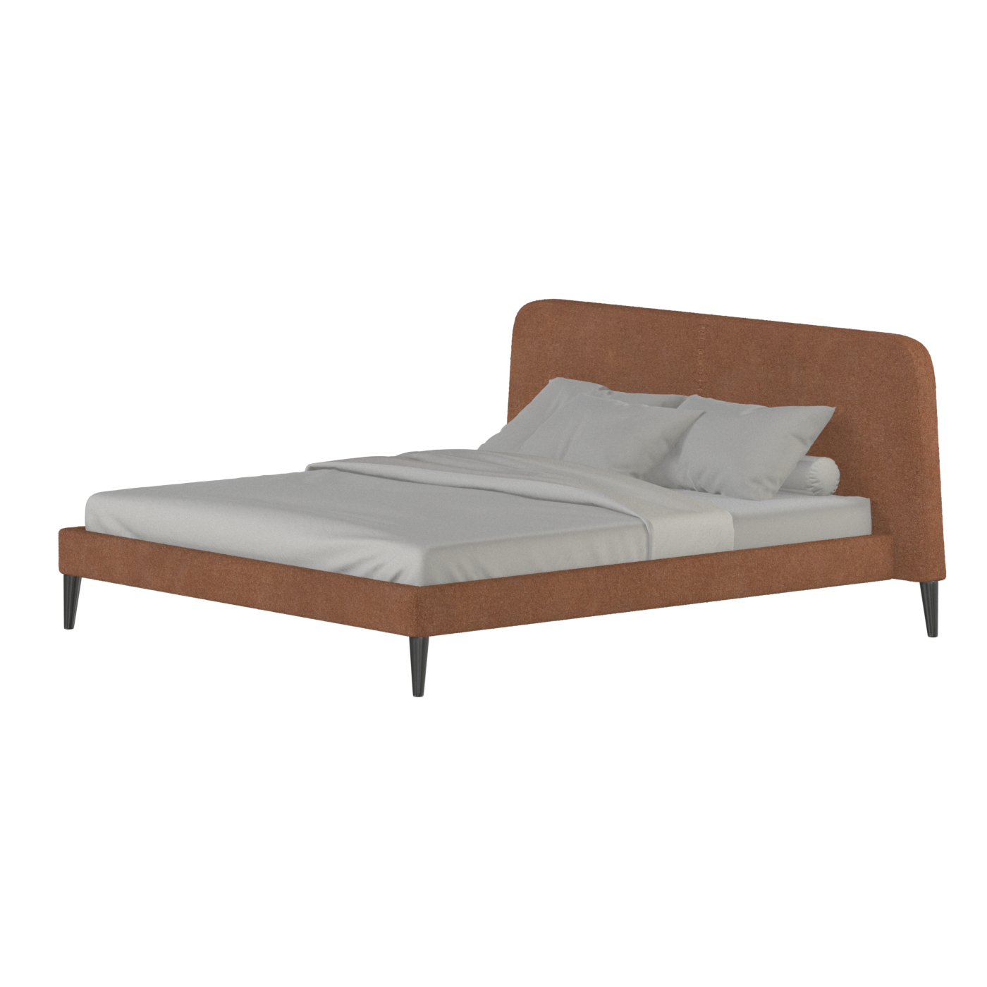 Selma Double Bed with Deep Vertical Tufting