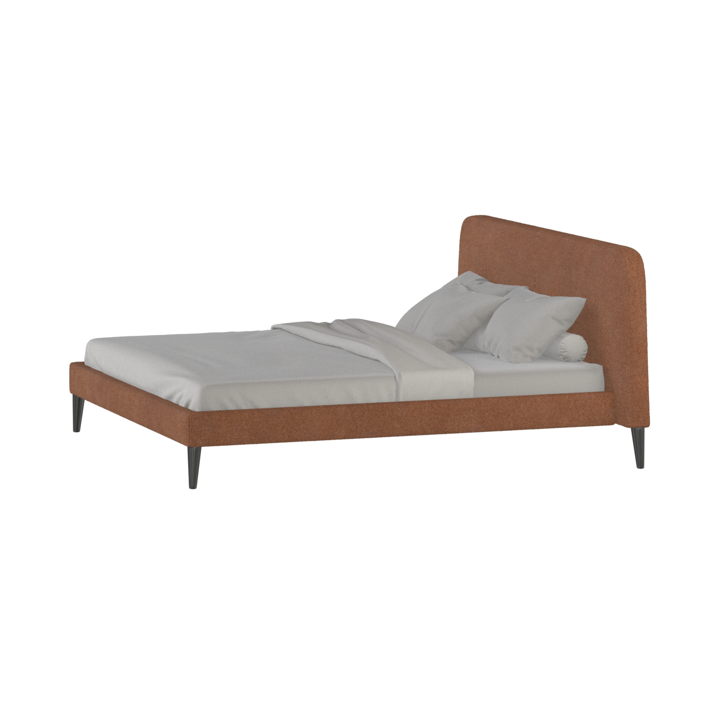 Selma Double Bed with Deep Vertical Tufting
