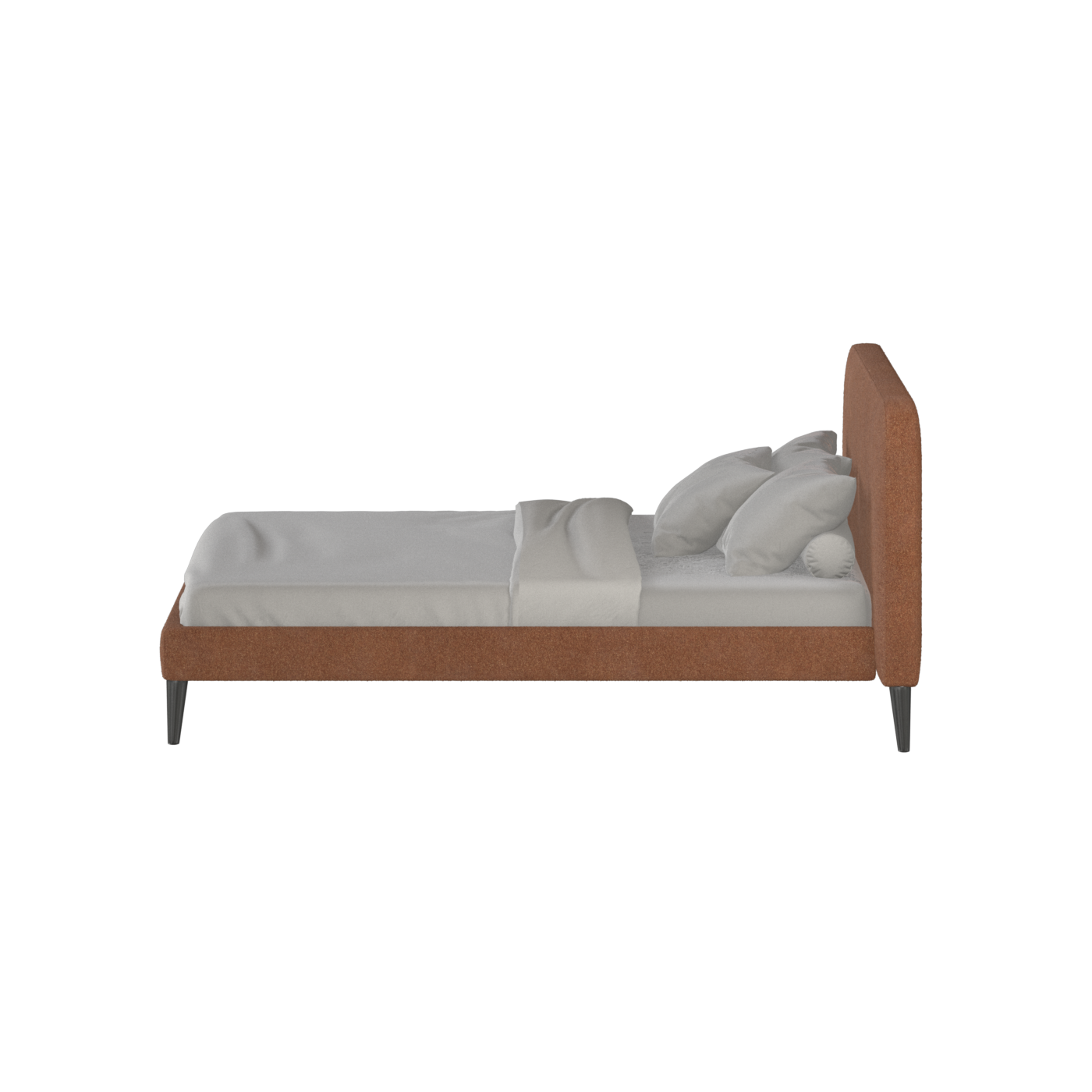 Selma Double Bed with Deep Vertical Tufting