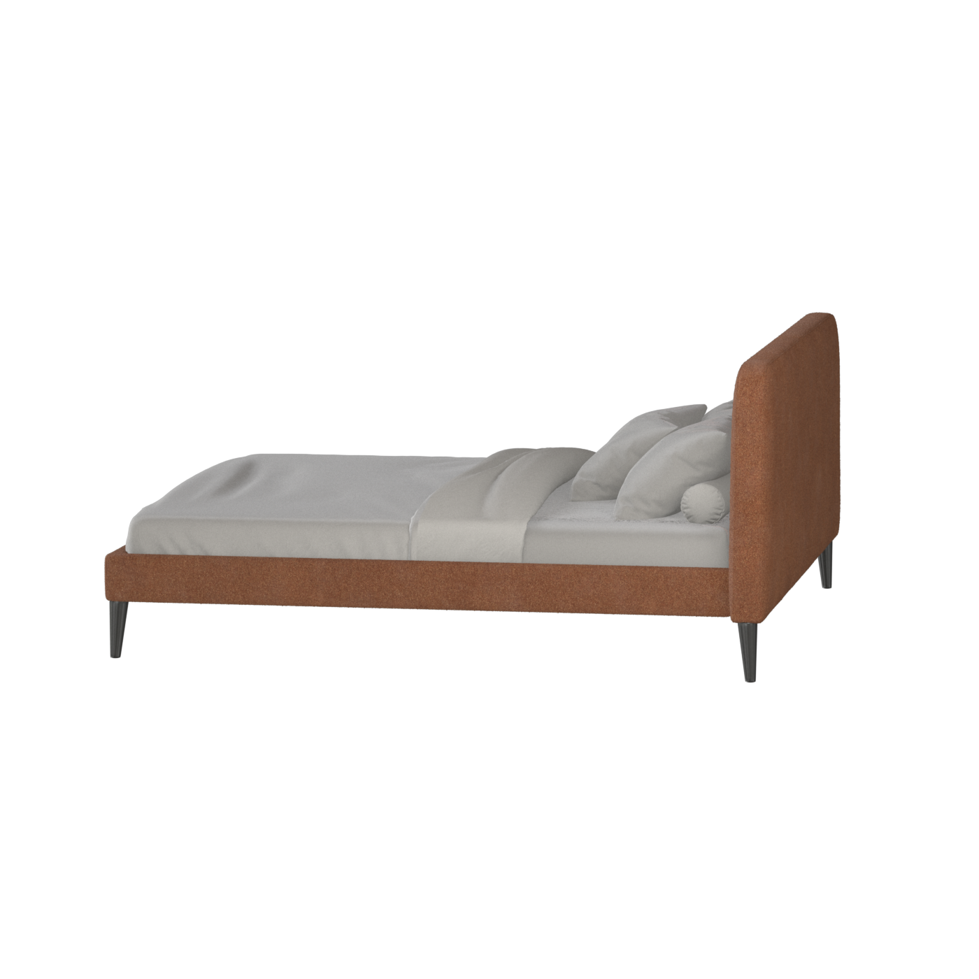 Selma Double Bed with Deep Vertical Tufting