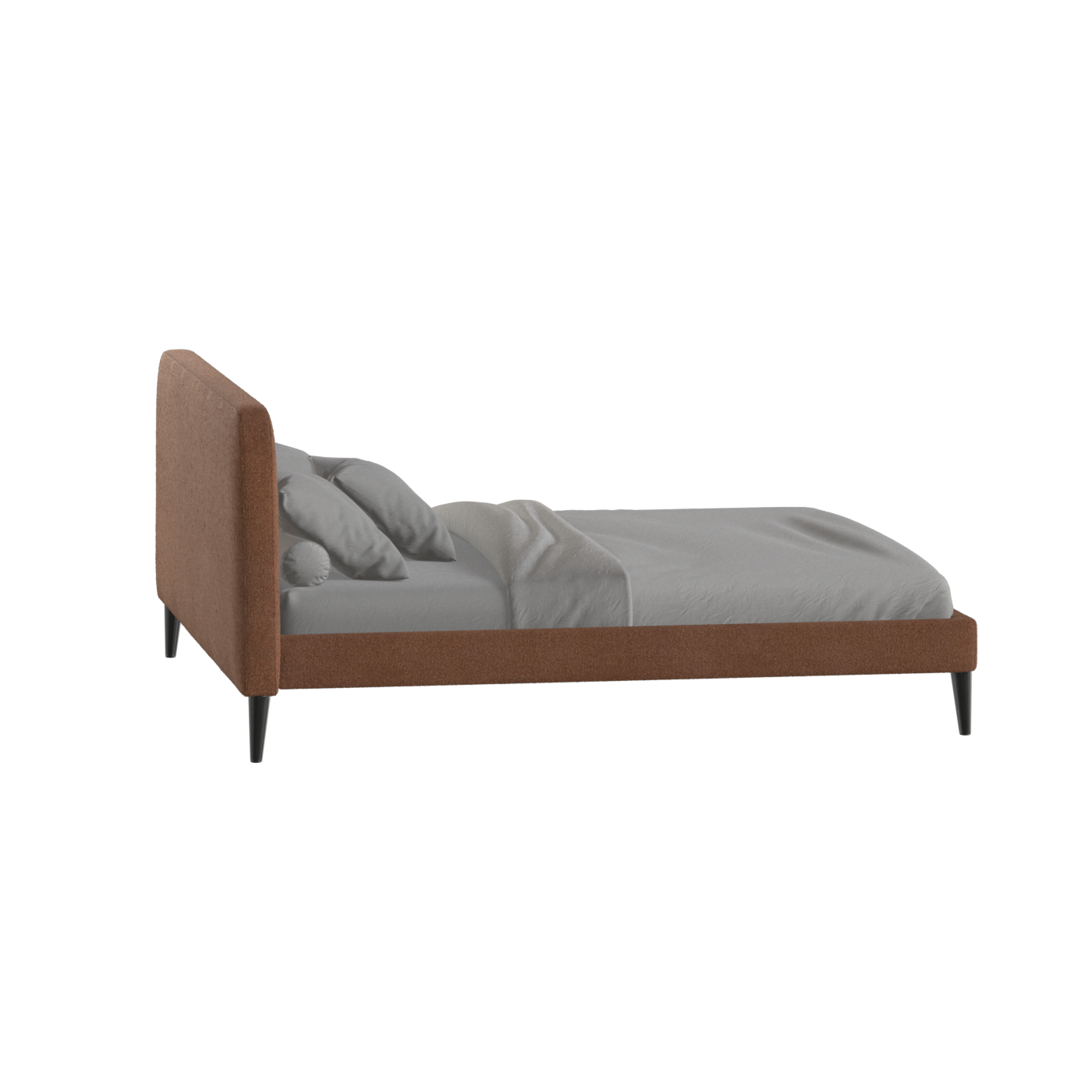 Selma Double Bed with Deep Vertical Tufting