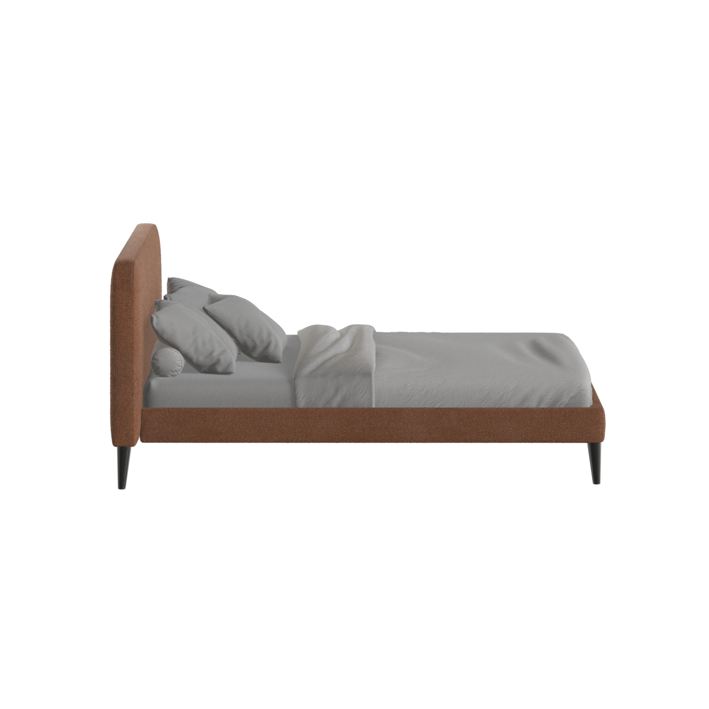 Selma Double Bed with Deep Vertical Tufting