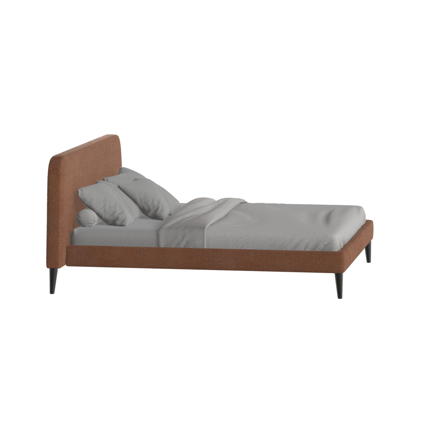 Selma Double Bed with Deep Vertical Tufting