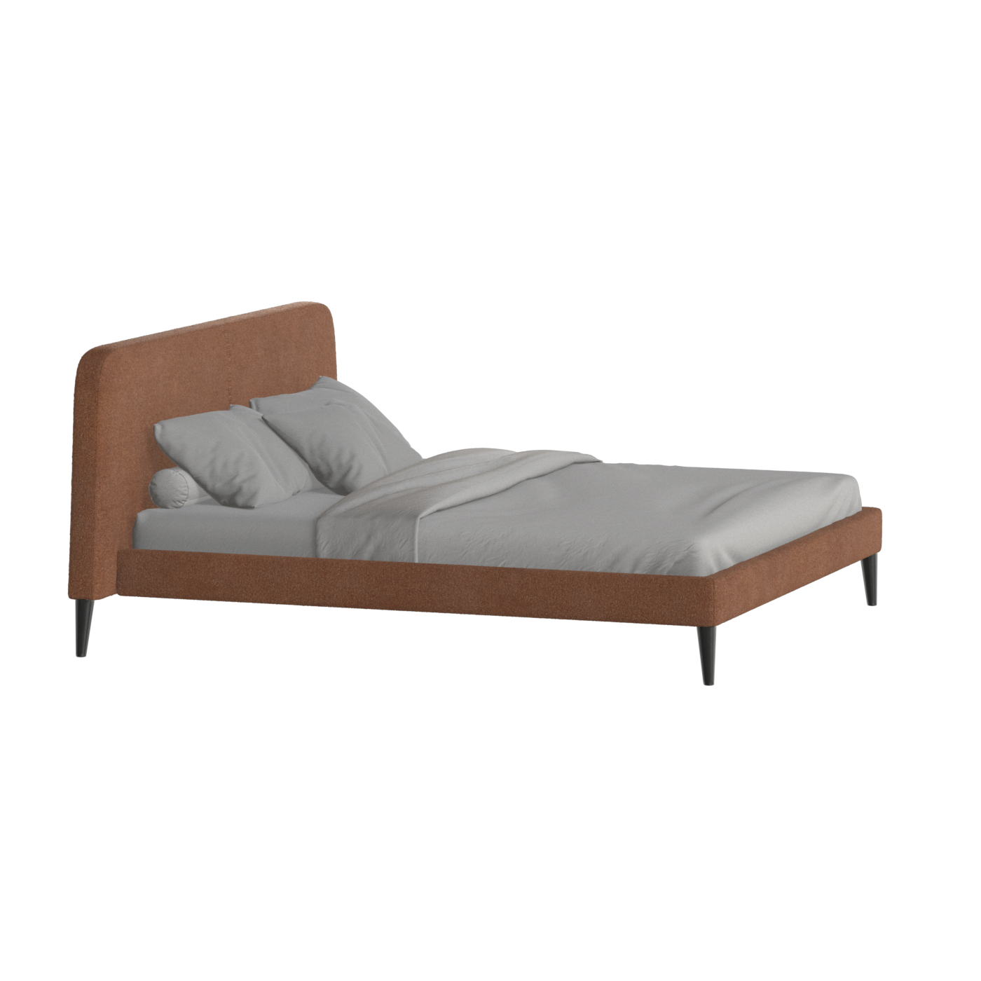 Selma Double Bed with Deep Vertical Tufting