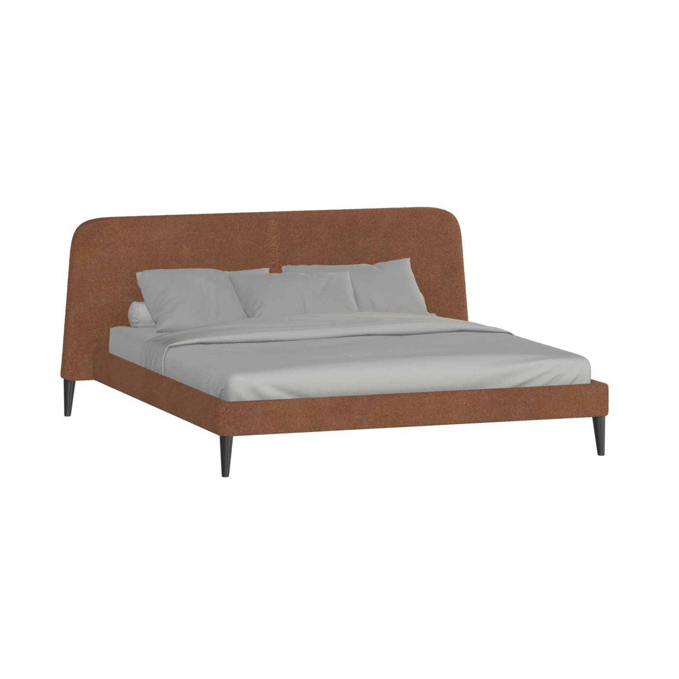 Selma Double Bed with Deep Vertical Tufting