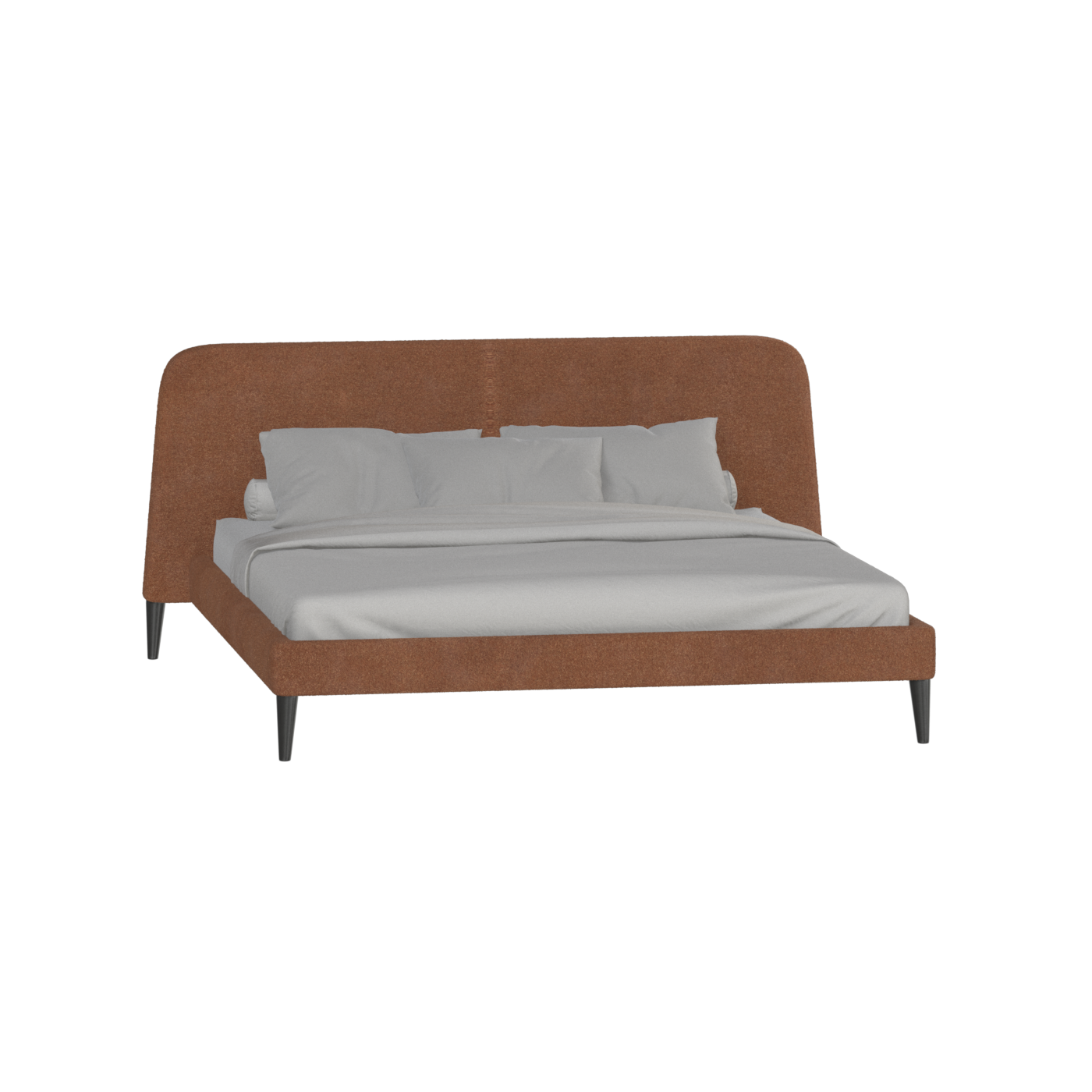 Selma Double Bed with Deep Vertical Tufting