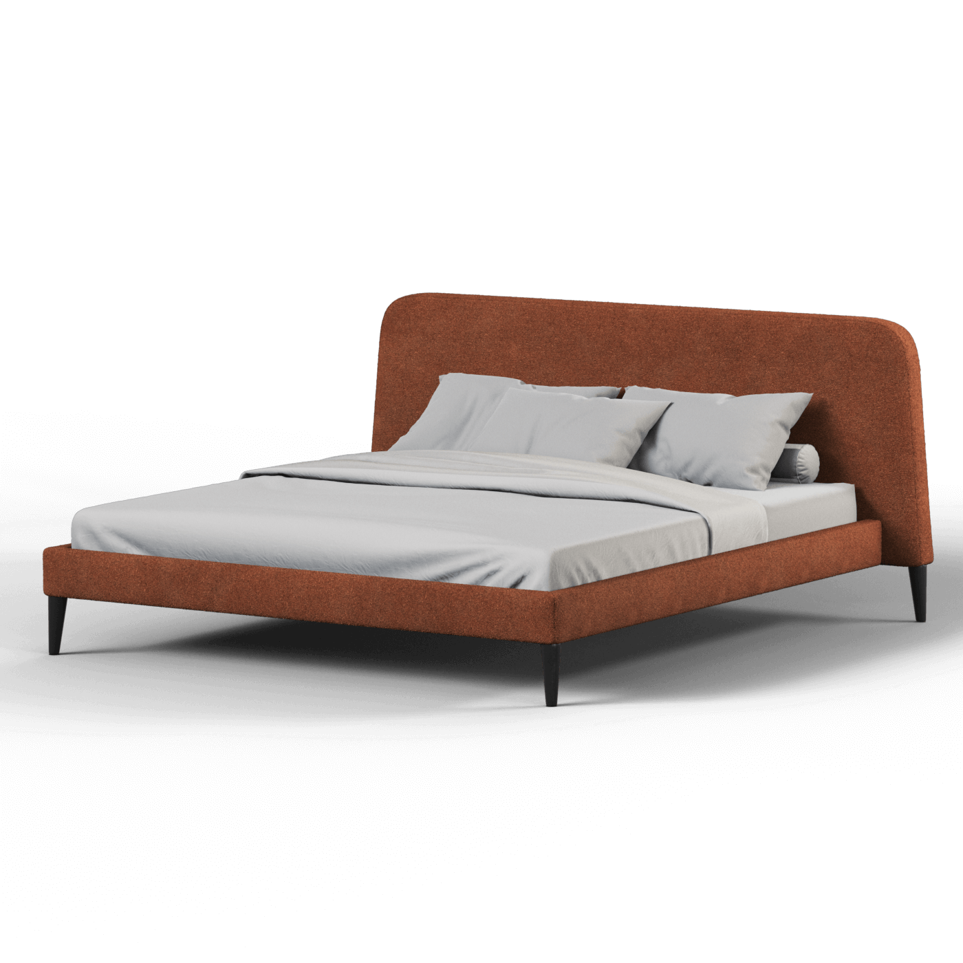 Selma Double Bed with Deep Vertical Tufting