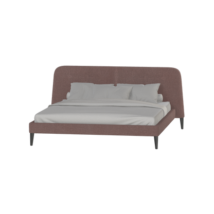 Lit double Selma avec capitonnage vertical profond
