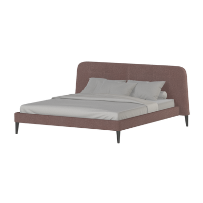 Lit double Selma avec capitonnage vertical profond