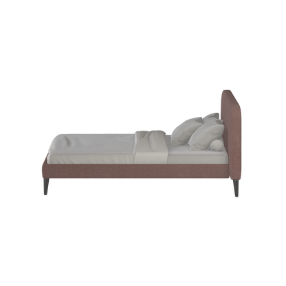 Lit double Selma avec capitonnage vertical profond
