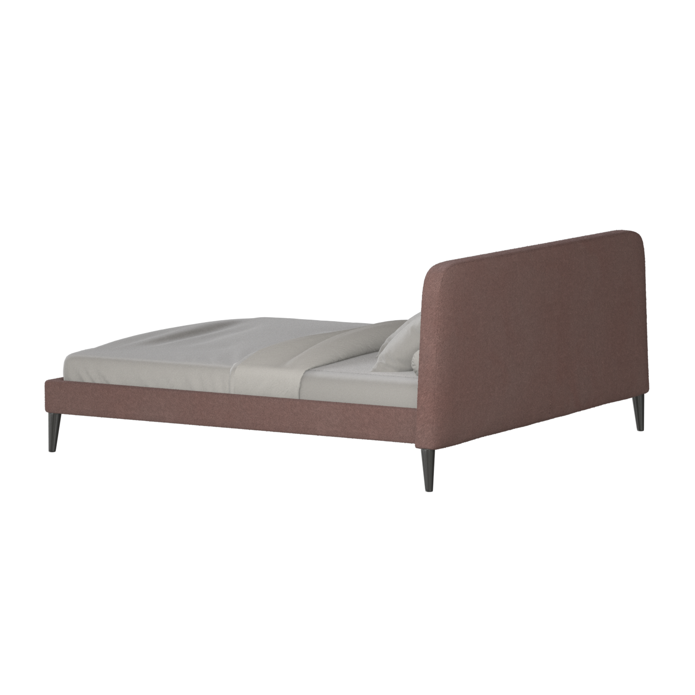Lit double Selma avec capitonnage vertical profond