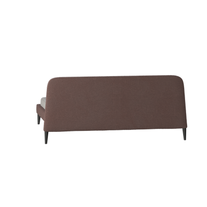 Lit double Selma avec capitonnage vertical profond