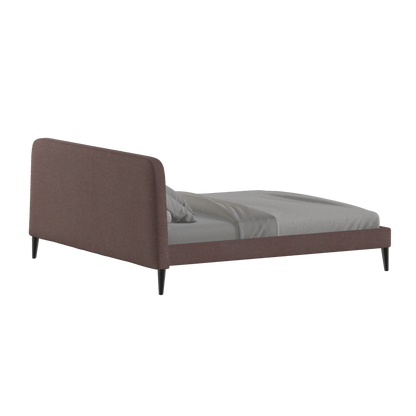 Lit double Selma avec capitonnage vertical profond