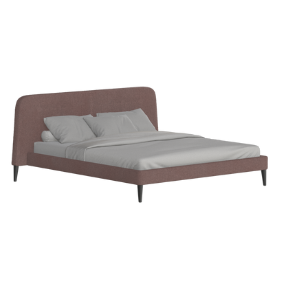 Lit double Selma avec capitonnage vertical profond