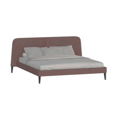 Lit double Selma avec capitonnage vertical profond