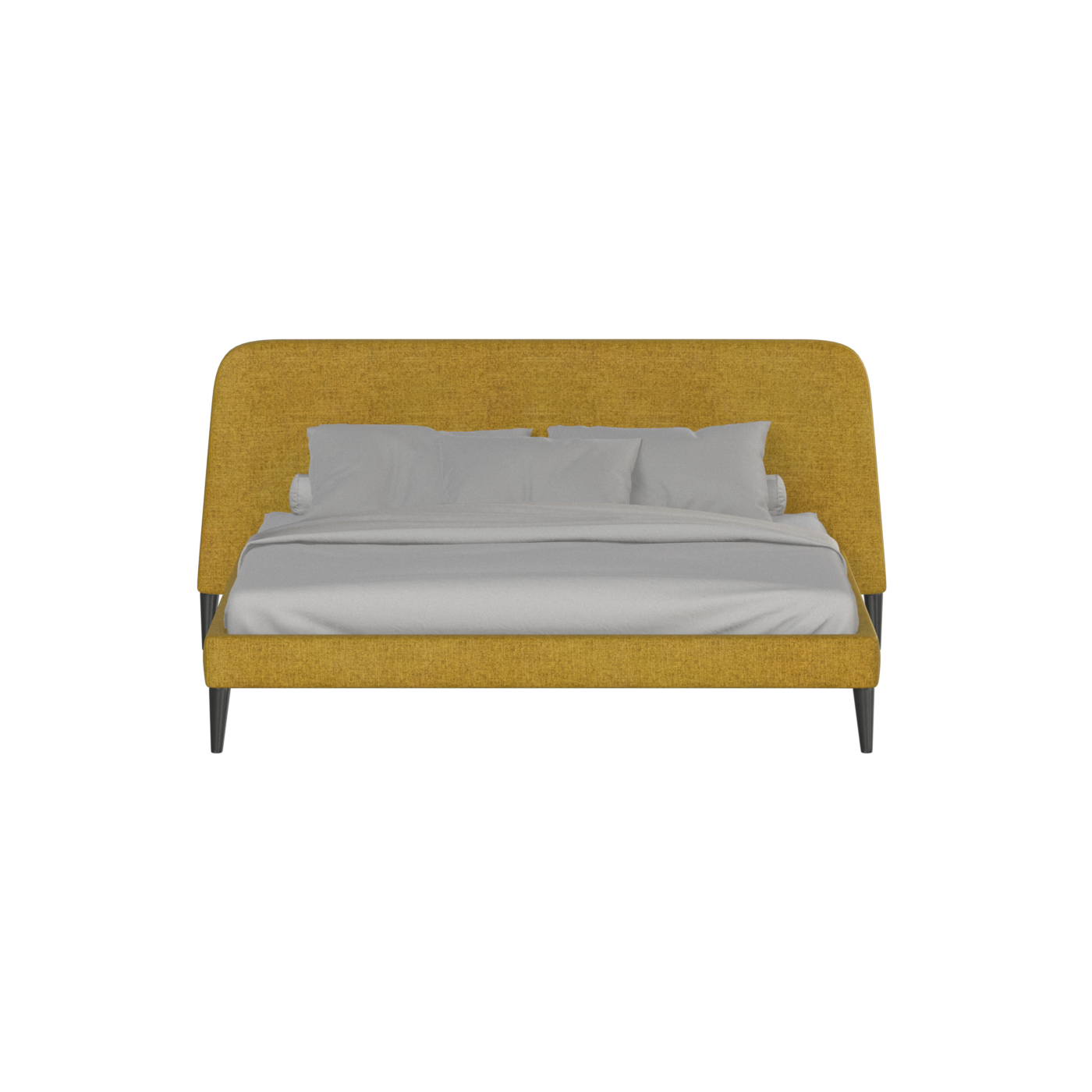 Selma Double Bed with Deep Vertical Tufting