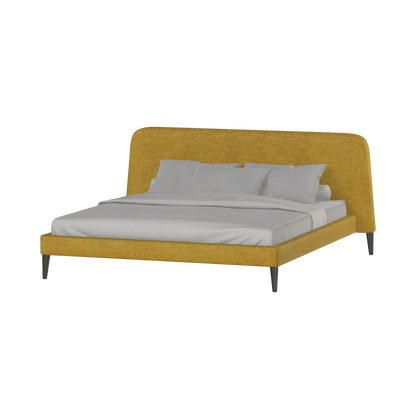 Selma Double Bed with Deep Vertical Tufting