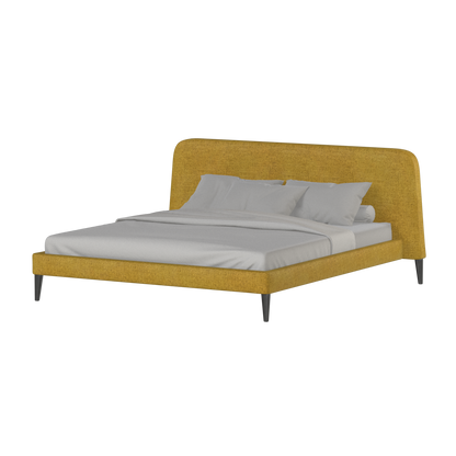 Selma Double Bed with Deep Vertical Tufting