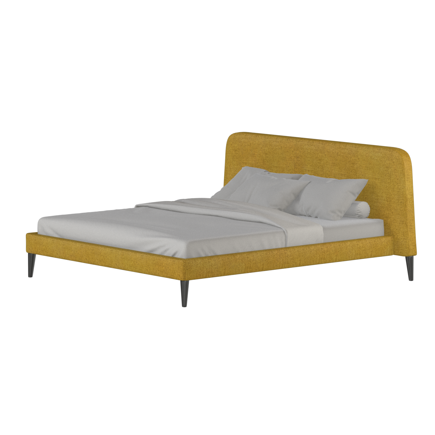 Selma Double Bed with Deep Vertical Tufting