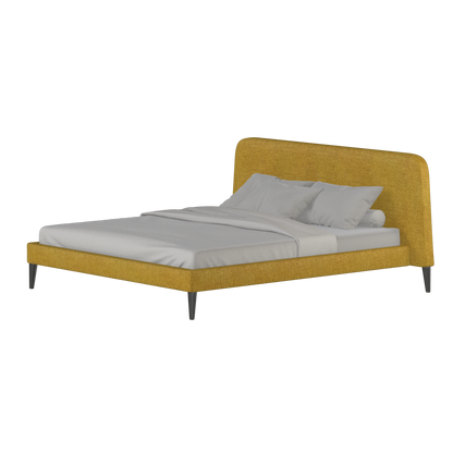 Selma Double Bed with Deep Vertical Tufting