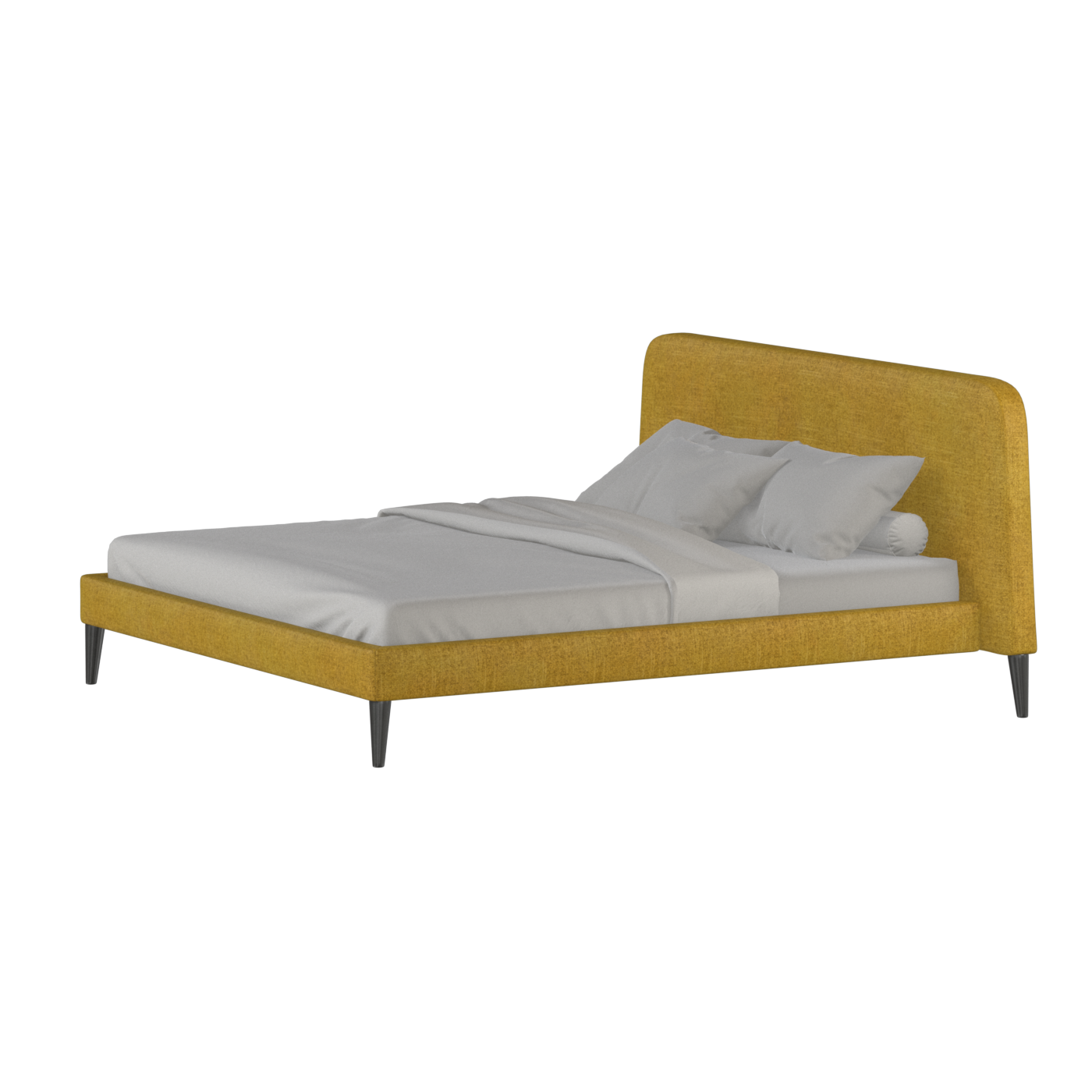 Selma Double Bed with Deep Vertical Tufting