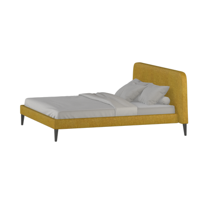 Selma Double Bed with Deep Vertical Tufting