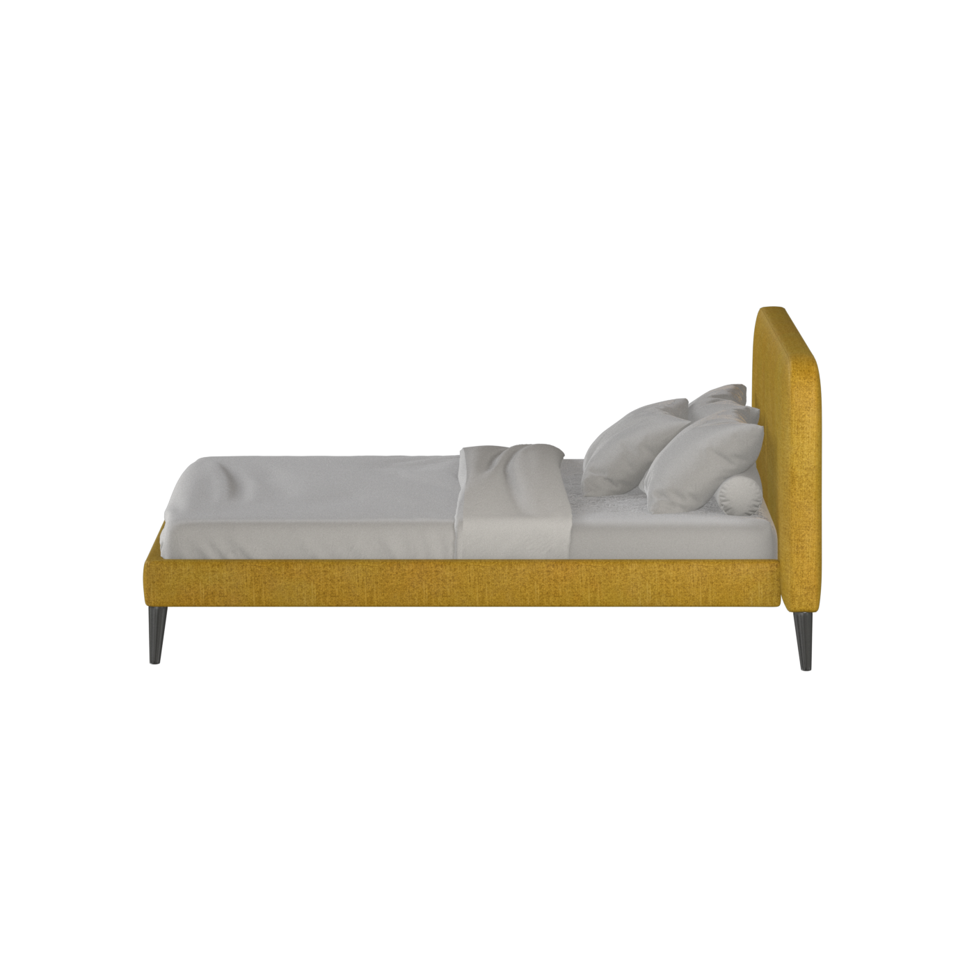 Selma Double Bed with Deep Vertical Tufting