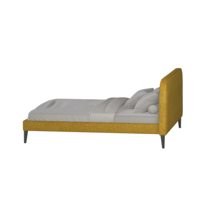 Selma Double Bed with Deep Vertical Tufting