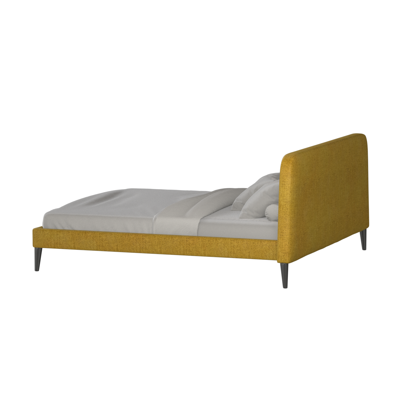 Selma Double Bed with Deep Vertical Tufting