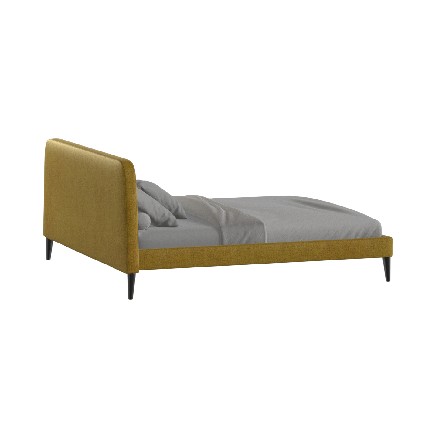 Selma Double Bed with Deep Vertical Tufting