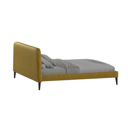 Selma Double Bed with Deep Vertical Tufting