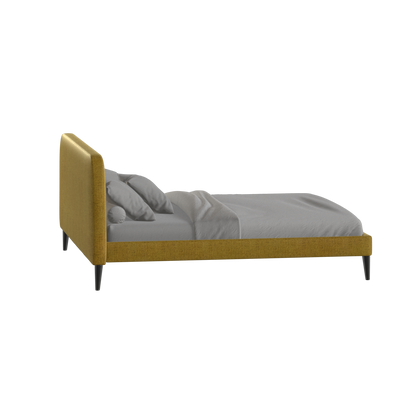 Selma Double Bed with Deep Vertical Tufting