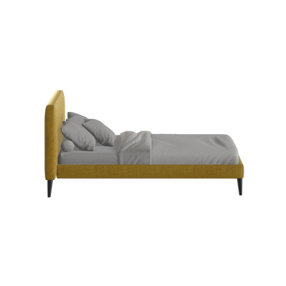 Selma Double Bed with Deep Vertical Tufting
