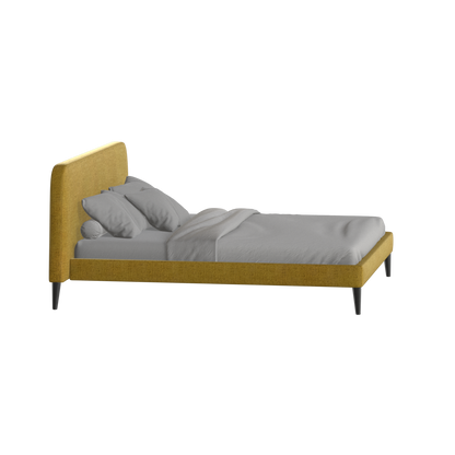 Selma Double Bed with Deep Vertical Tufting
