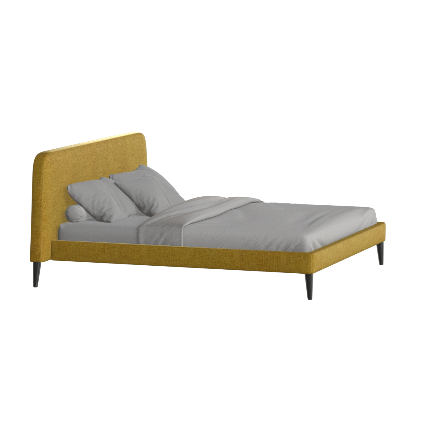 Selma Double Bed with Deep Vertical Tufting
