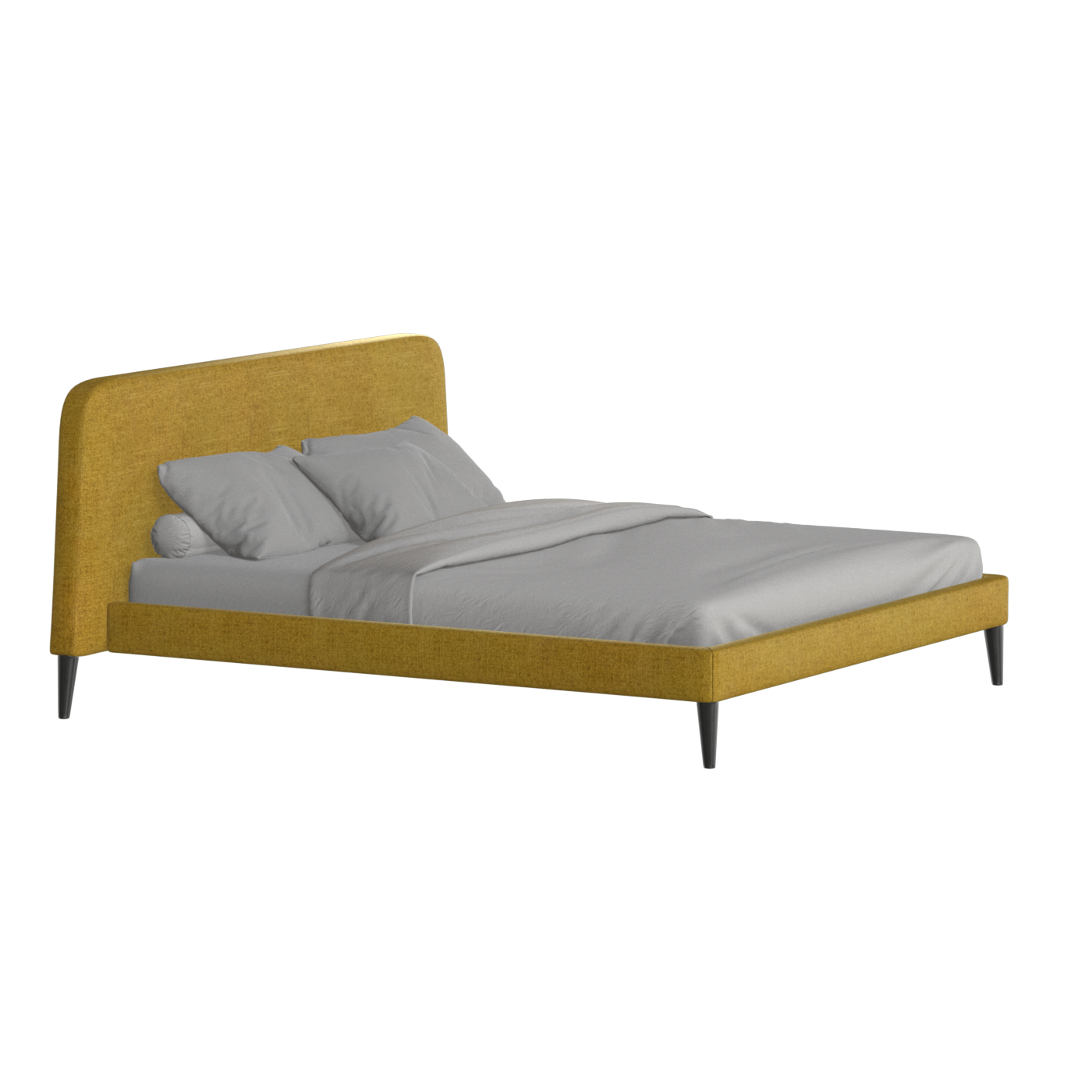 Selma Double Bed with Deep Vertical Tufting