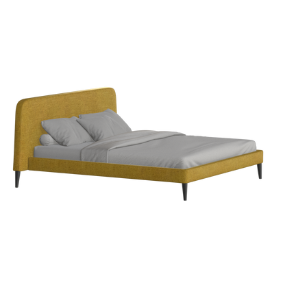 Selma Double Bed with Deep Vertical Tufting