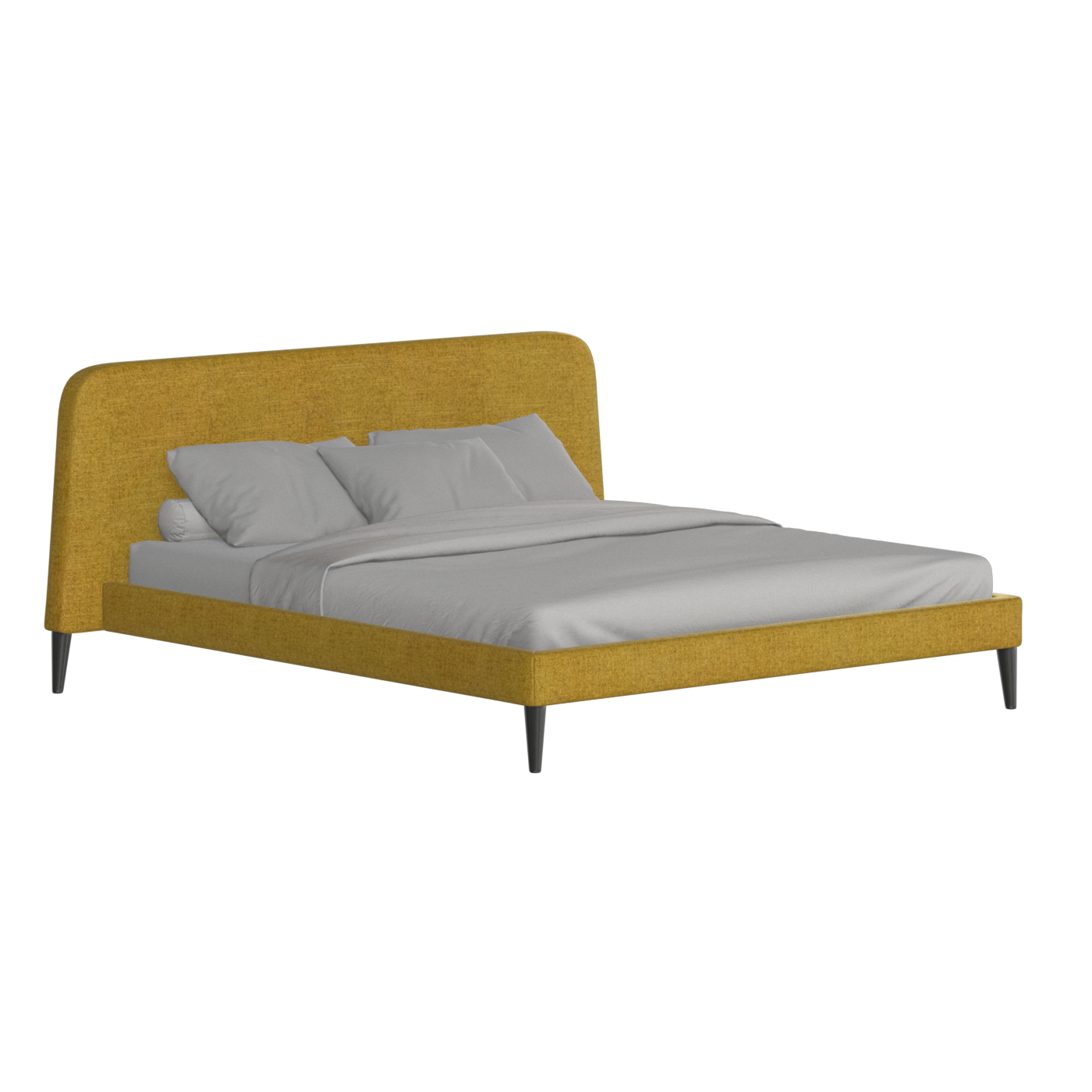 Selma Double Bed with Deep Vertical Tufting