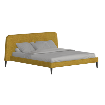 Selma Double Bed with Deep Vertical Tufting