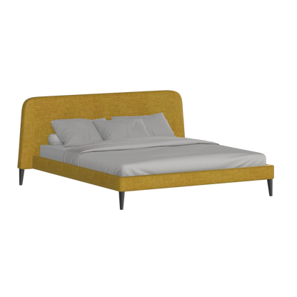 Selma Double Bed with Deep Vertical Tufting