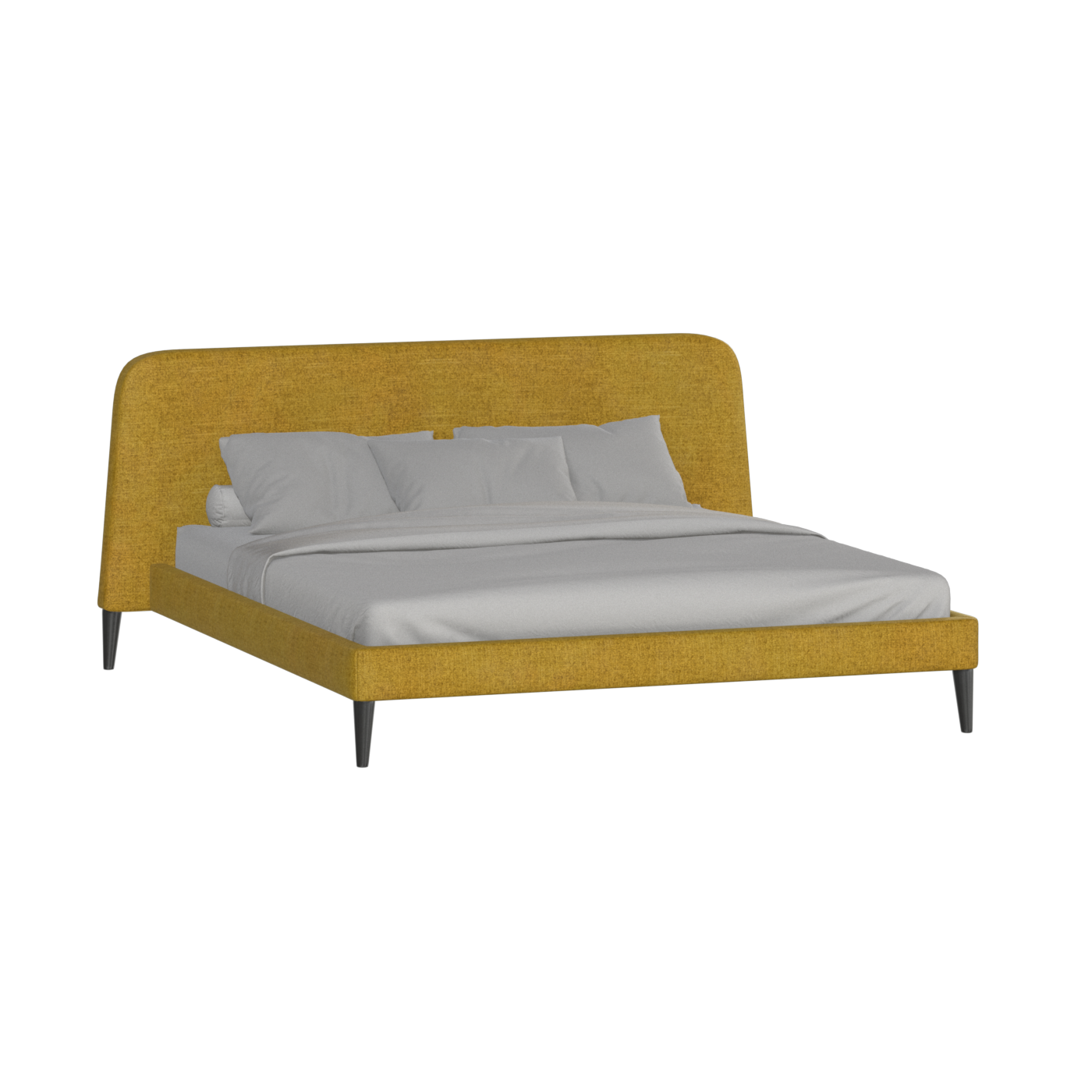 Selma Double Bed with Deep Vertical Tufting