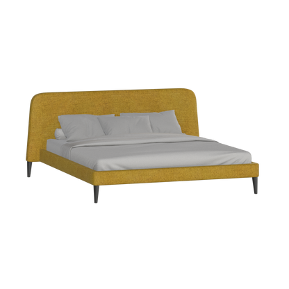 Selma Double Bed with Deep Vertical Tufting