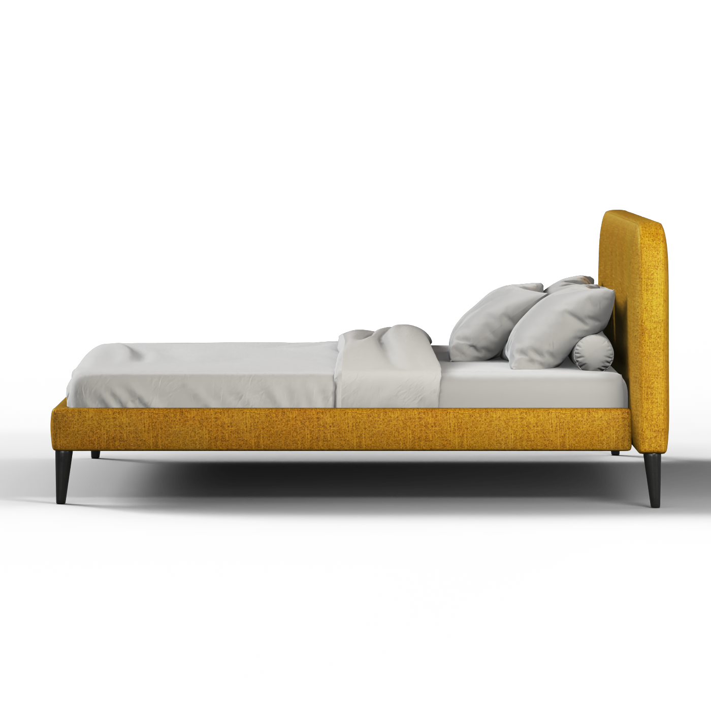 Selma Double Bed with Deep Vertical Tufting